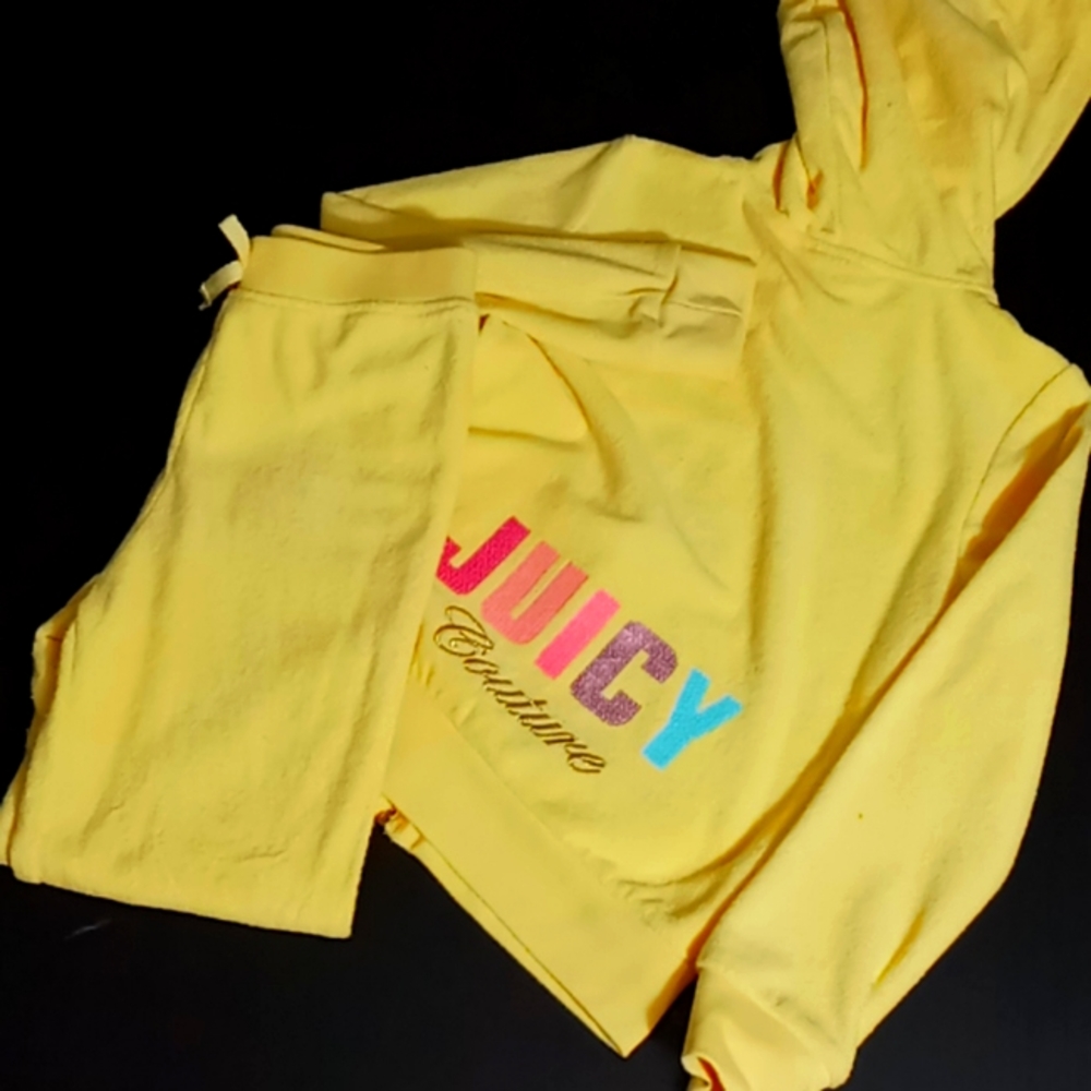 Yellow Terry sweatsuit